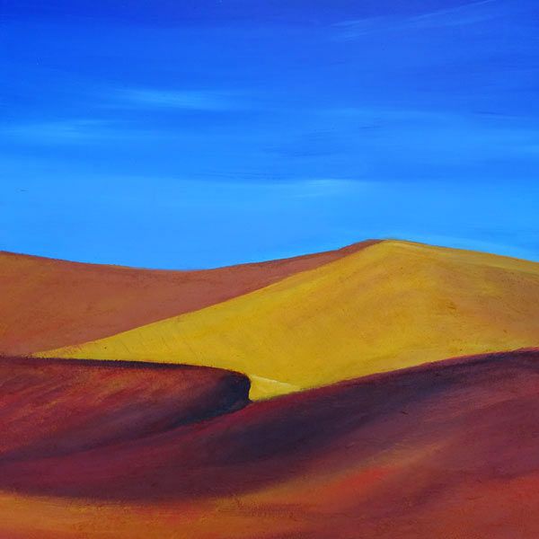 Heike Hesse Bilder Bild Kunst Gemälde Landschaft Wüste Acrylbilder Art Bilder Kunstblder