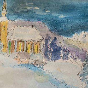 Aquarell Skizzen Kunst Künstlerin Heike Hesse  Bilder Skizzen sketching 