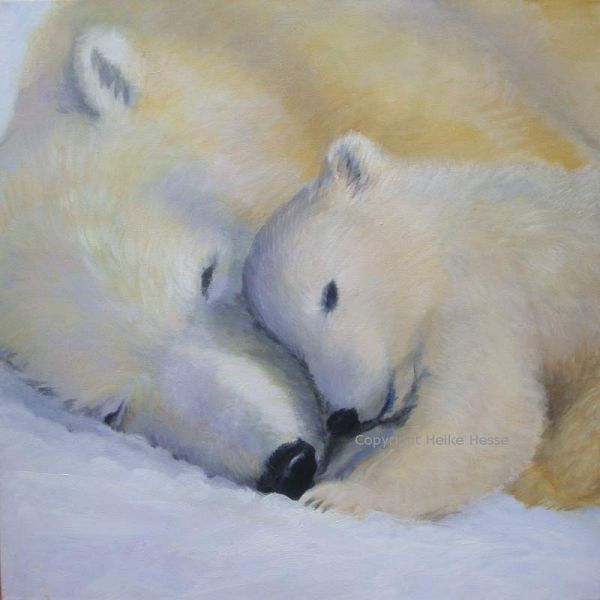 Eisbären Heike Hesse Kunst Bild