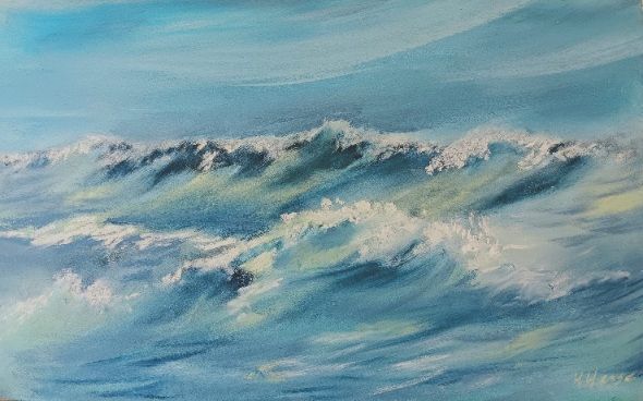 Heike Hesse Kunst Bilder  pastellbilder pastellbild Pastellkreide Art Heike Hesse Pastel Pastell Pastellbilder Kunst 