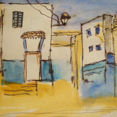 Aquarell Skizzen Kunst Künstlerin Heike Hesse der Norden Bilder Skizzen sketching 